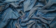 blue jeans texture. top view fabric background