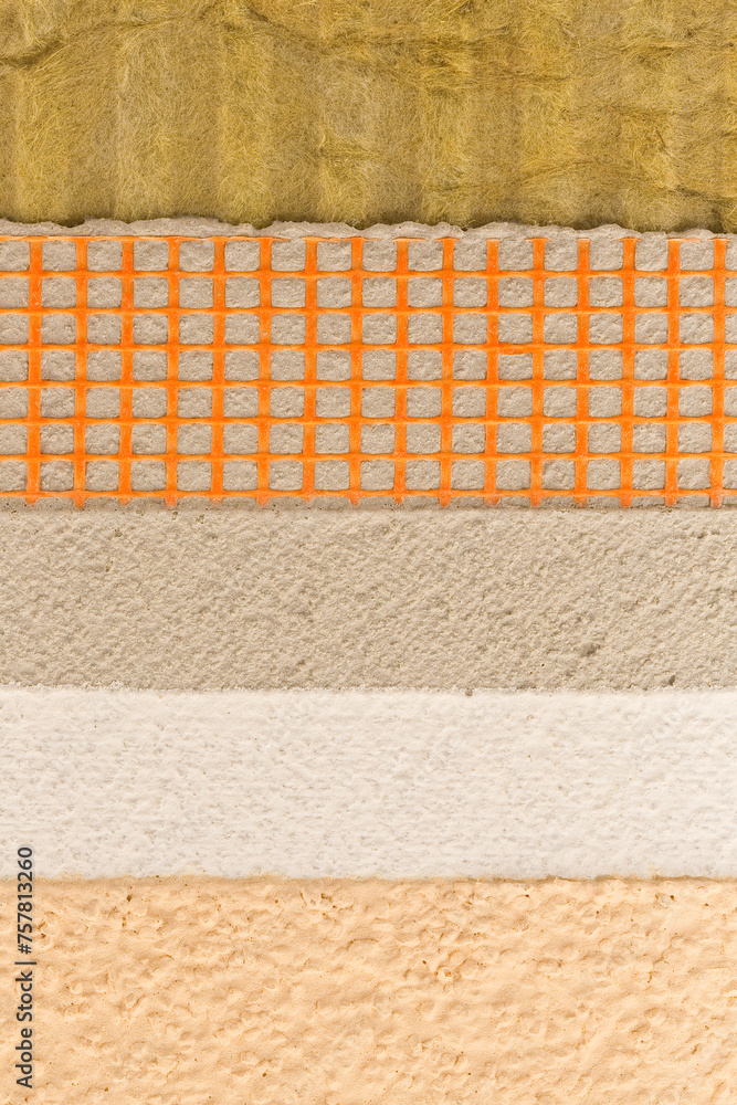 Rock wool panel for external thermal insulation - Example with the ...