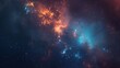 Galaxy Glow: A Celestial Splash of Color Generative AI
