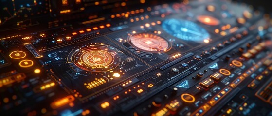 Leinwandbilder - An overview of the GUI (Graphical User Interface).