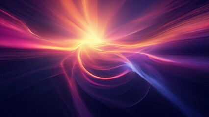 Poster -  Vibrant abstract motion, perfect for digital art or video transitions