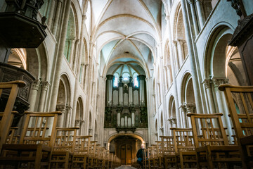 Canvas Print - interior of church