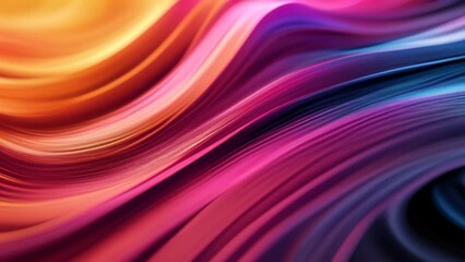 Sticker -  Vivid abstract waves in motion, perfect for dynamic backgrounds