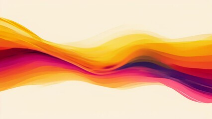 Canvas Print -  Vibrant abstract wave, perfect for dynamic visuals