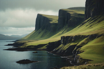 The dramatic beauty of Scotland s Isle of Skye, with rugged cliffs and emerald green landscapes