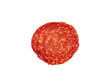 © Victoria - Pepperoni sausage slice isolated