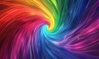 Colorful Rainbow Swirl A Vibrant Tribute to LGBTQ+ Pride Month Generative AI