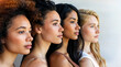 © Studio Zenith - groupe de jeunes femmes de différentes ethnies représentant ensemble la diversité des peuples du monde
