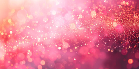Wall Mural - Abstract glowing background with bokeh lights