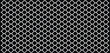 © Mubashir - Mesh texture for fishing net. Seamless pattern for sportswear or football gates, volleyball net, basketball hoop, hockey, athletics. Abstract net background for sport. Vector mesh on Black Background