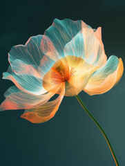 Wall Mural - abstract floral background