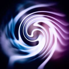 Wall Mural - Abstract Swirl Spiral Rotating Movement Purple Design.