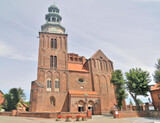 Fototapeta Nowy Jork - Co-cathedral basilica of the Holy Trinity in Chełmża , Poland