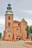 Fototapeta Nowy Jork - Co-cathedral basilica of the Holy Trinity in Chełmża , Poland