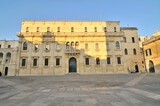 Fototapeta Nowy Jork - Piazza Duomo in the Italian city of Lecce in the province of Puglia with the seminary building