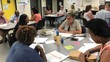 Diverse Group of Educators Engaged in Professional Development Workshop