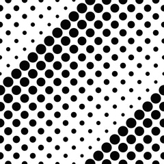 Poster - dot pattern background - abstract monochrome vector graphic design from dots