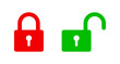 © ValGraphic - Locked and unlocked lock icon