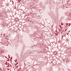  Pattern flower floral spring blossom illustration vector fabric textile design leaf leaves