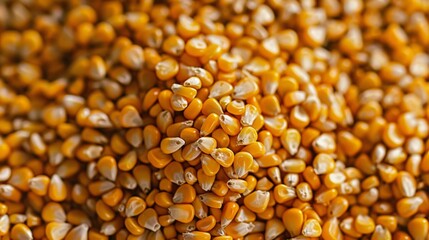 Wall Mural - Abundant Yellow Corn Kernels Texture 