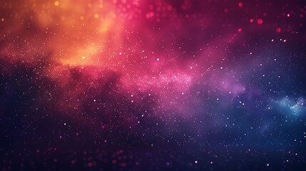 Wall Mural - Glowing particles in deep space. This is a beautiful and unique image that would make a great addition to any home or office.