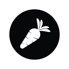 Sticker - Carrot vector icon