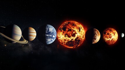 Wall Mural - Solar system