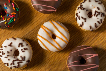 Canvas Print - Homemade Small Mini Donuts