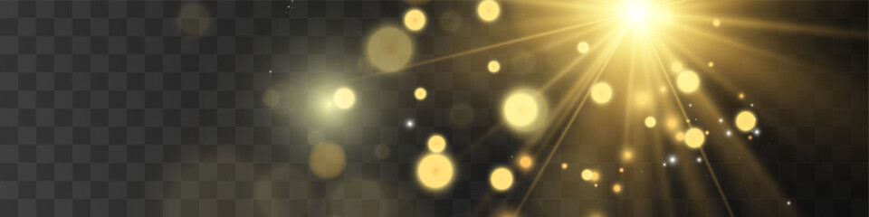 Blurred shining shiny bokeh on a dark background. Festive background.	
