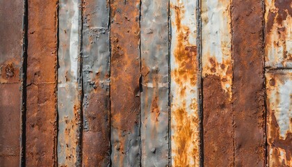 Wall Mural - wallpaper background with metal rusty abstract