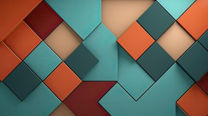 geometric background with trapezoid shapes