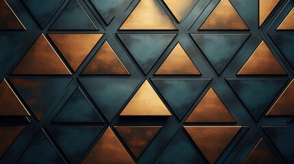 Wall Mural - Geometric background with triangle shaped elements