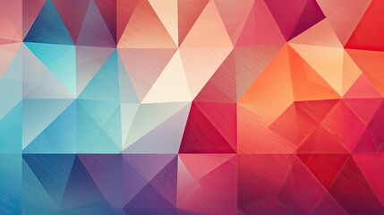 Geometric background with colorful triangles