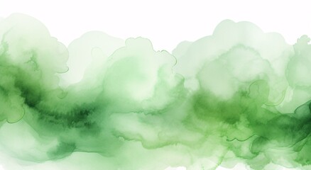 Wall Mural - Abstract green watercolor background