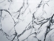 © OlgaNeuroArt - Sophisticated Black and White Marble Texture, Detailed Stone Surface with Natural Veining, Elegant Background for Design