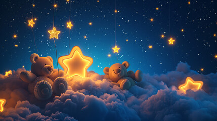 Wall Mural - fire and sky STAR