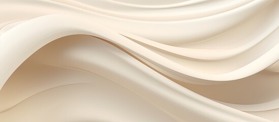 Poster - A closeup shot of a white dishware with liquid waves on a white background, creating a mesmerizing pattern resembling a landscape on a hardwood flooring