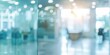 © Diana Galieva - Blurred background of the office, office, hall. Unfocused bright interior of a modern room with a side view
