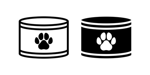 Wall Mural - Pet Food Can icon. for mobile concept and web design. vector illustration