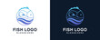 © saturo - Fish logo template. Creative vector symbol