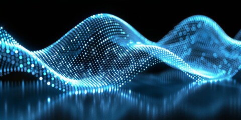 Poster - Dynamic Waves of Cyber Energy Undulate in a Rhythmic Dance of Technology and Data, Generative AI