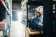 © Davor - Male forklift operator working in warehouse