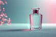 Luxury perfume. Backdrop with selective focus and copy space