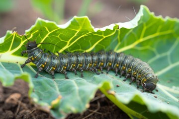 Wall Mural - Pests on the farm. Backdrop with selective focus and copy space