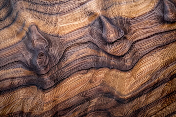 Wall Mural - Walnut wood texture.