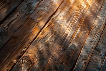 Wall Mural - Wooden texture dramatic light, natural pattern.