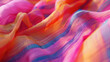 Vibrant close-up shot of a colorful fabric, perfect for textile backgrounds