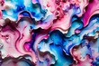 a pink and blue painting, a watercolor painting, abstract art, made of alcohol ink on parchment