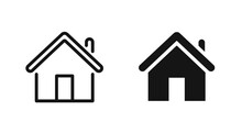 House icons. House vector. Home icon collection.Real estate.