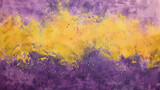 Fototapeta Perspektywa 3d - Goldenrod yellow and rich amethyst paint burst on a lavender gradient